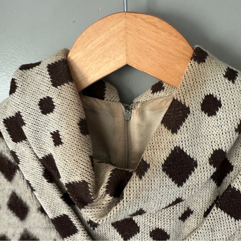 Vintage Jeremy by Alan Phillips Patterned Dress and sweater - Picture 3 of 15